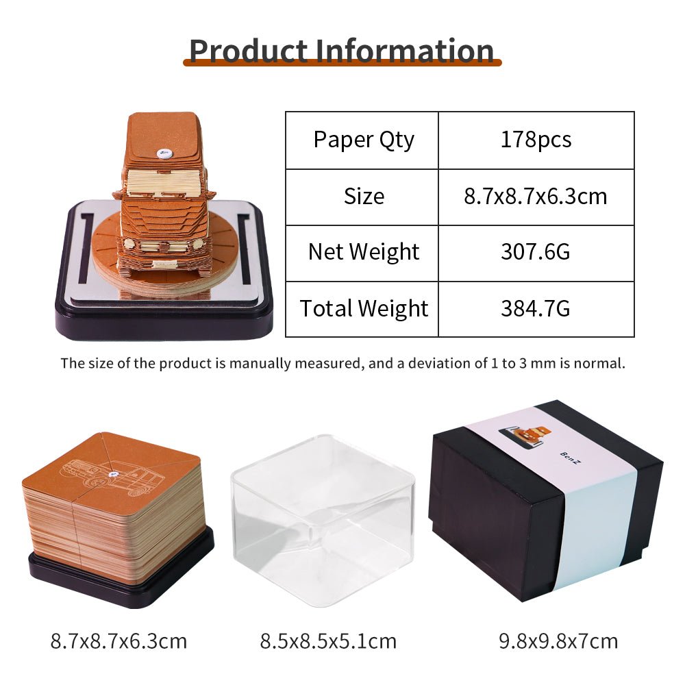 3D Calendar 2026 - Car