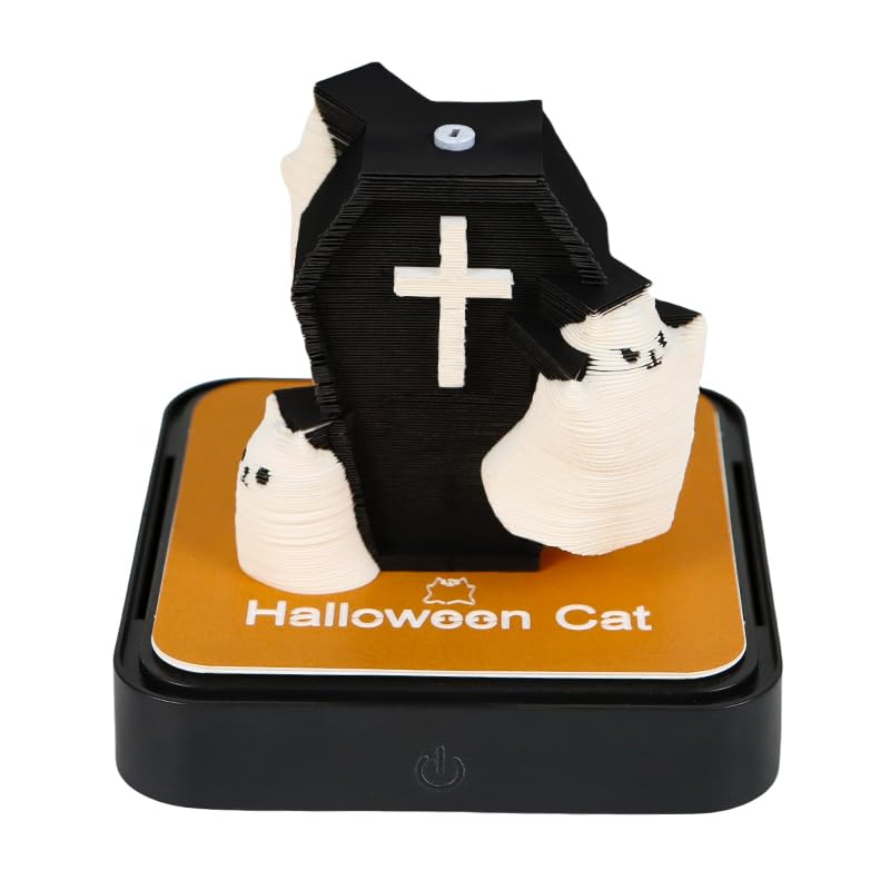 3D Calendar 2026 - Halloween Cat