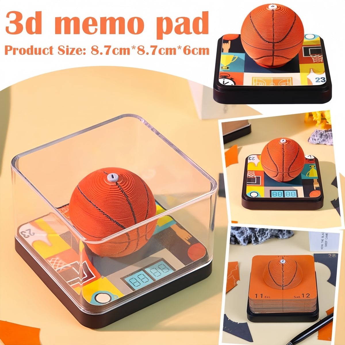 3D Calendar 2026 - Basketball