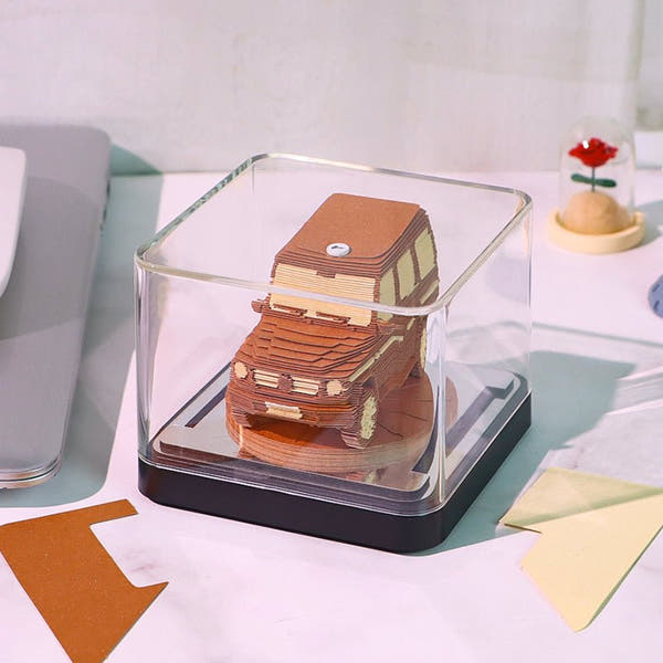 3D Calendar 2026 - Car