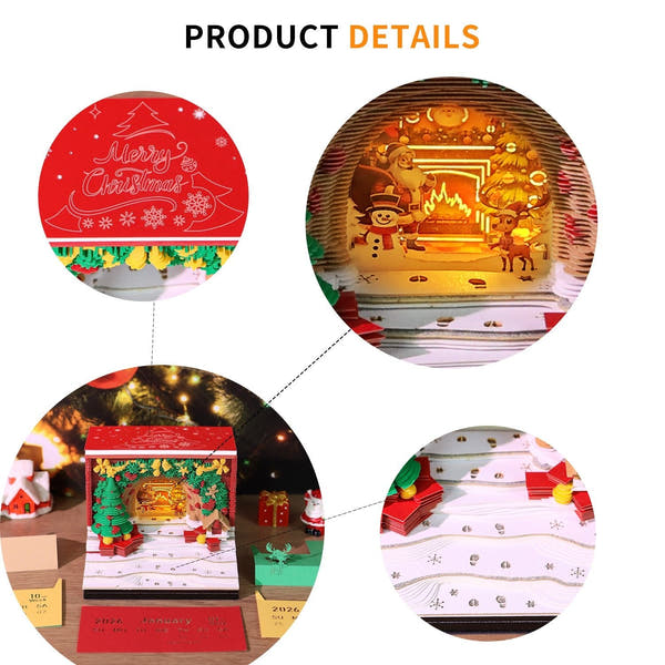 3D Calendar 2026 - Christmas Arch