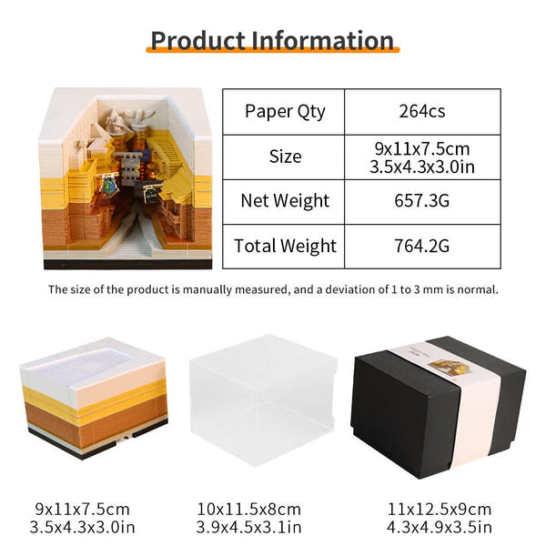 3D Calendar 2026 - Diagon Alley