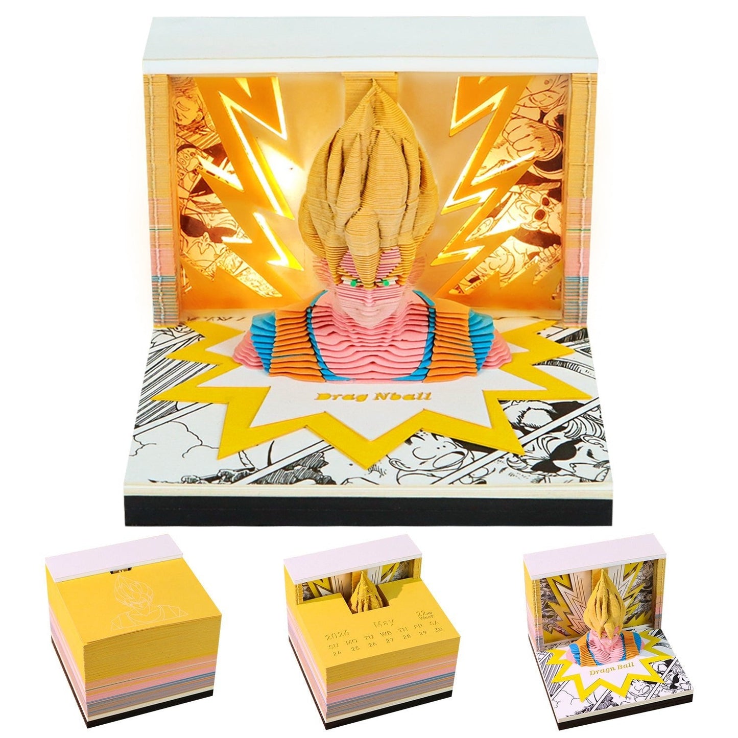 3D Calendar 2026 - Dragon Ball