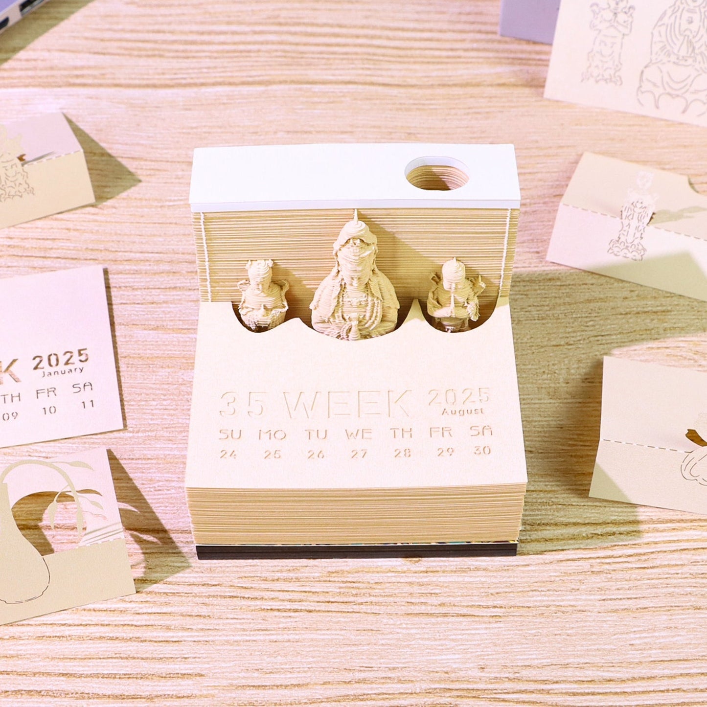 3D Calendar 2026 - Guanyin