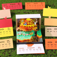 3D Calendar 2026 - Phoenix Perched Wutong