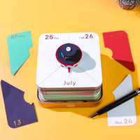 3D Calendar 2026 - Snowman