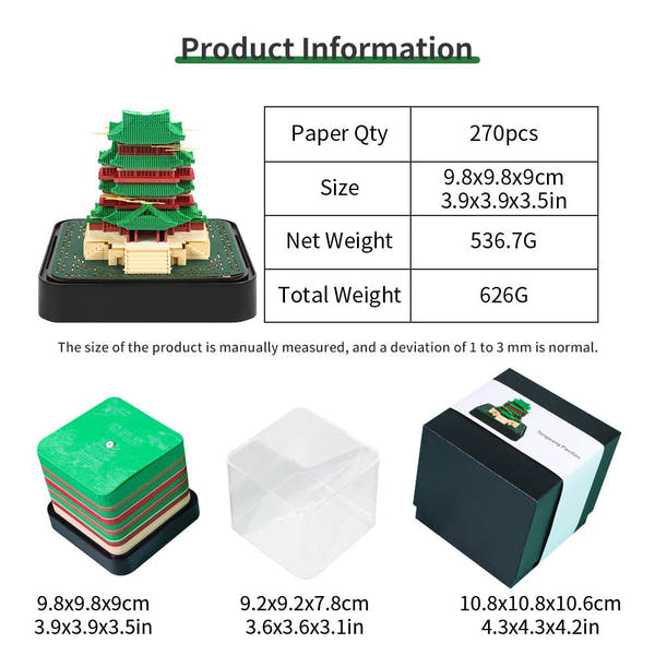 3D Calendar 2026 - Tengwang Pavilion