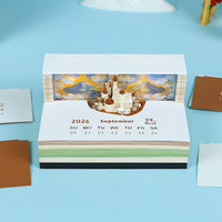 3D Calendar 2026 - City in Sky