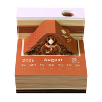 3D Calendar 2026 - Cuckoo
