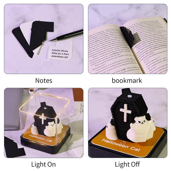 3D Calendar 2026 - Halloween Cat