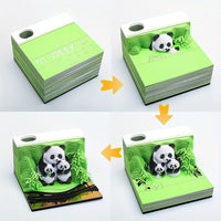 3D Calendar 2026 - Panda B