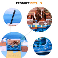 3D Calendar 2026 - Pirate Ship