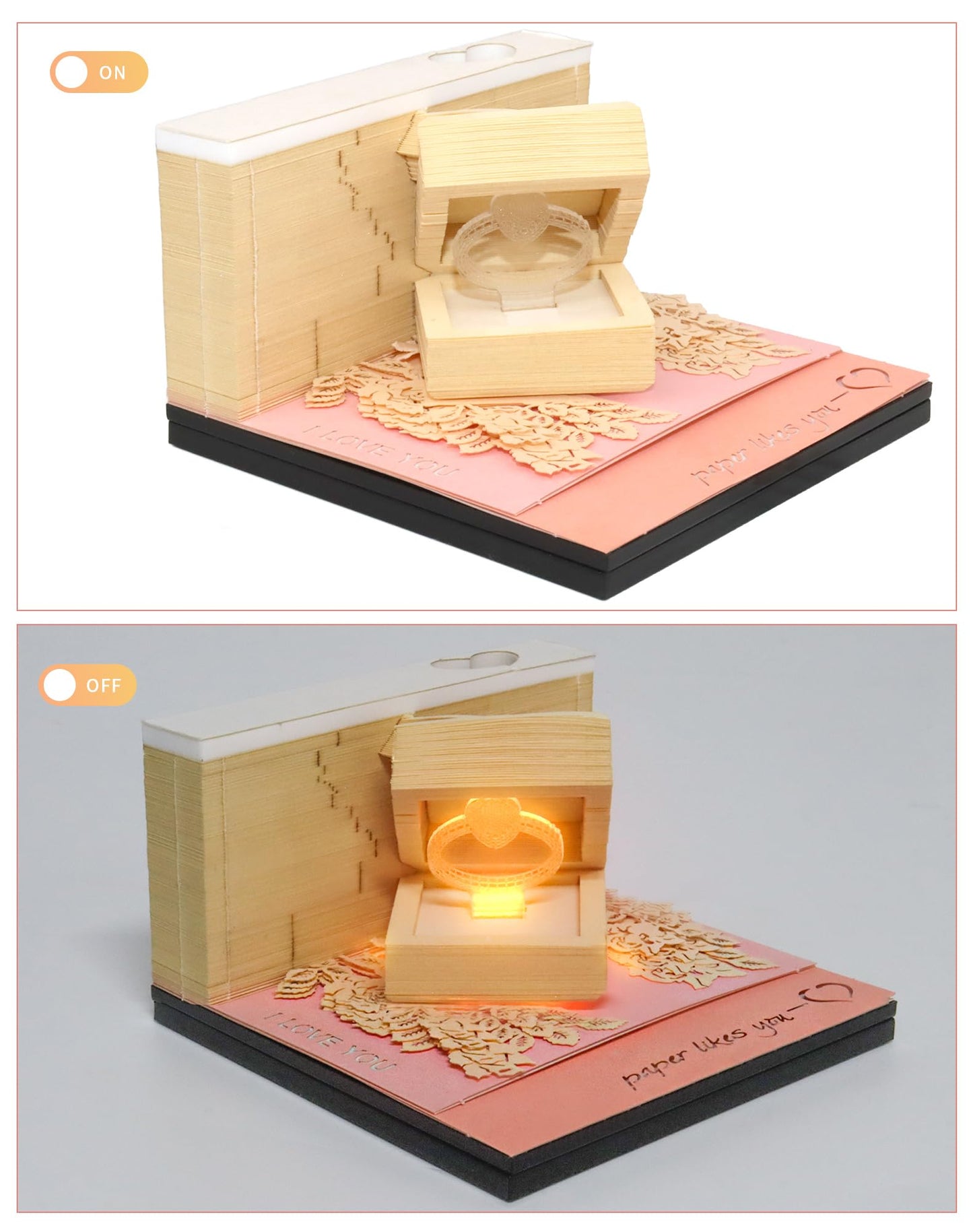 3D Calendar 2026 - Ring