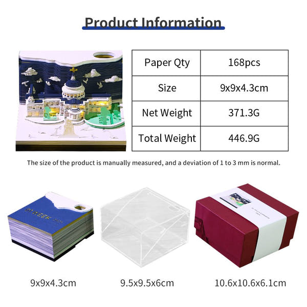 3D Calendar 2026 - St Paul's Cathedral