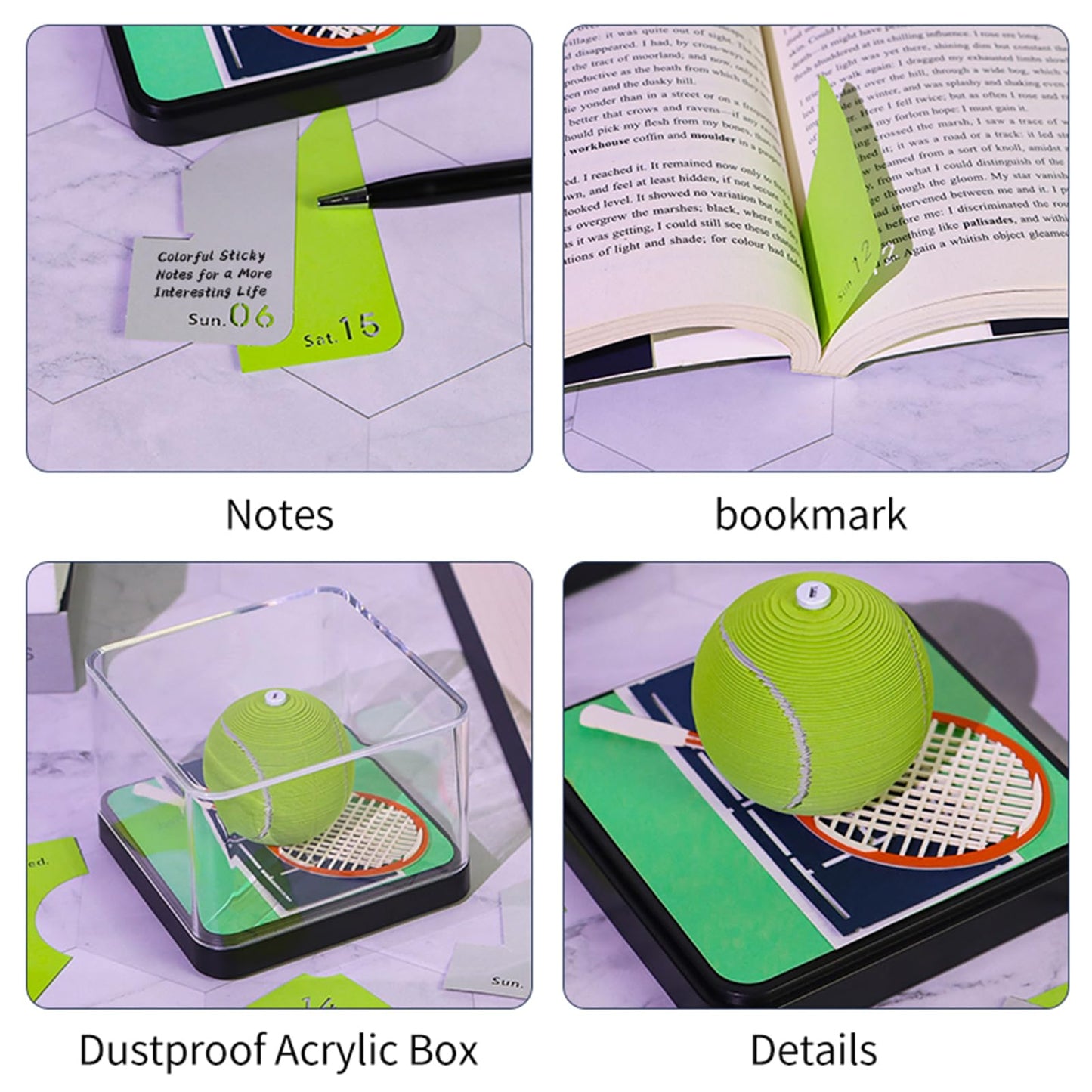 3D Calendar 2026 - Tennis