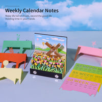 3D Calendar 2026 - Windmill